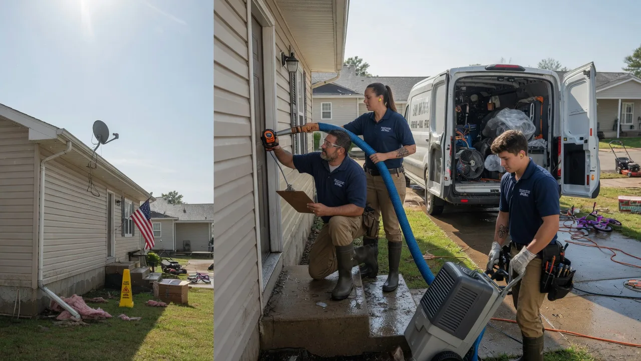 Ceiling Water Damage Restoration in Fairmount, IN near me